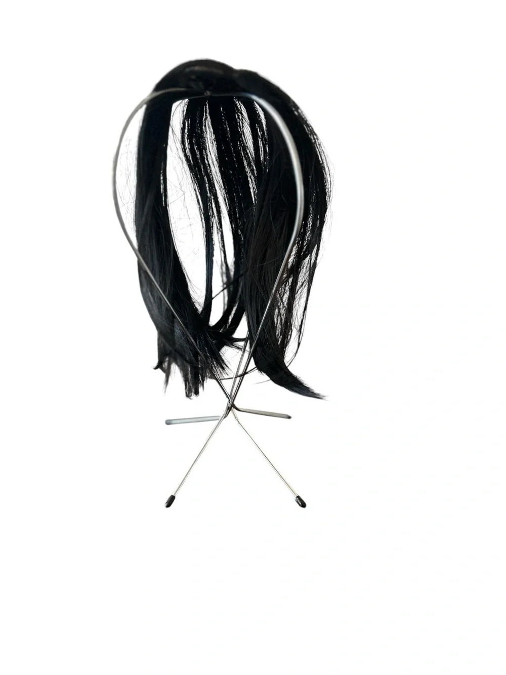 Mocha Black Synthetic Hairline Extension  Instant Volume 10” with 2” wide band